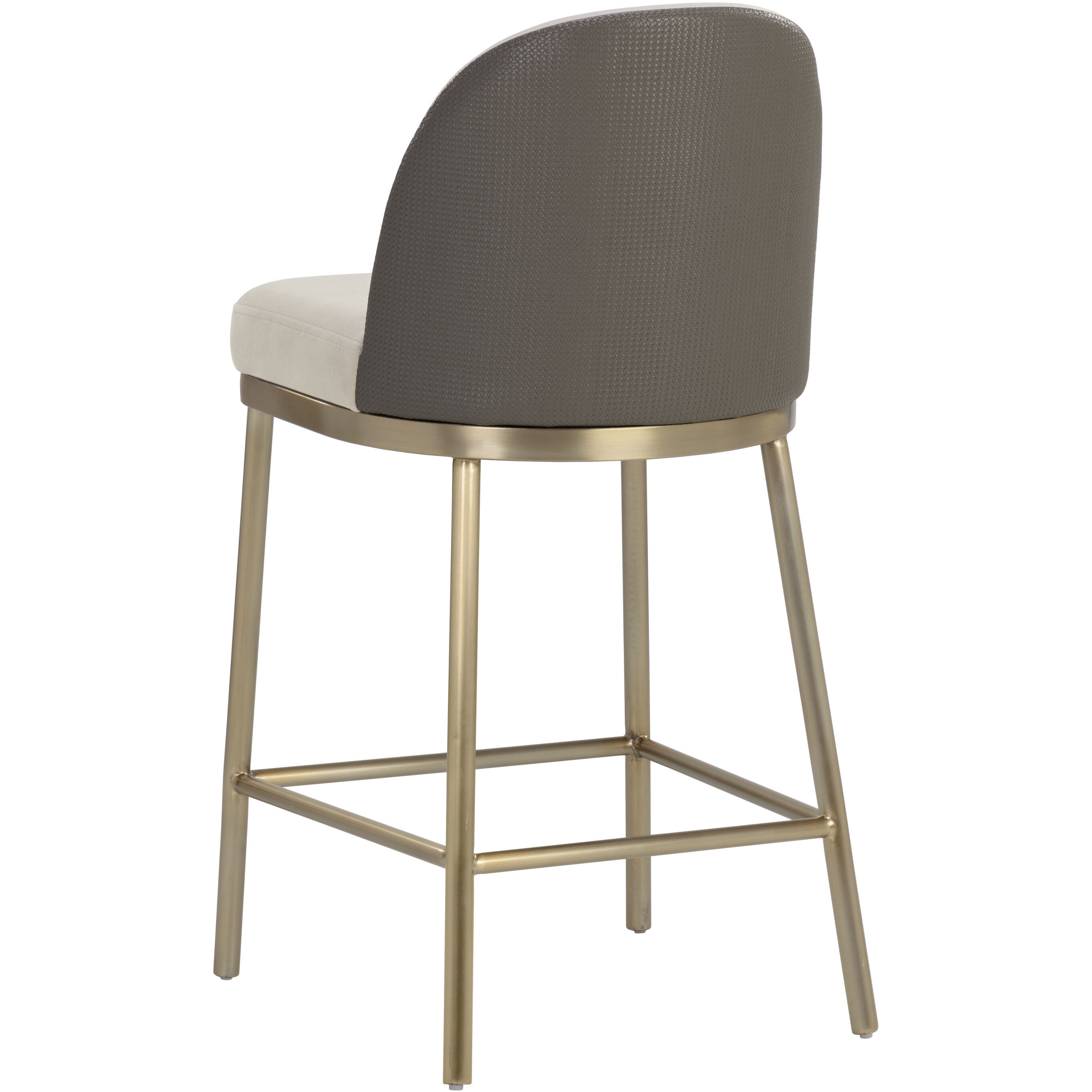 Lavania 36.75 inch Meg Taupe / Porcini Taupe Counter Stool
